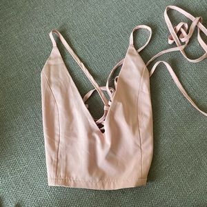 Off of SHEIN, back lace tank top